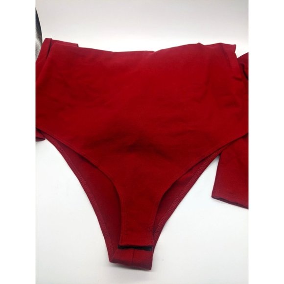 Reformation Navia Bodysuit Sangre XL - Picture 6 of 9